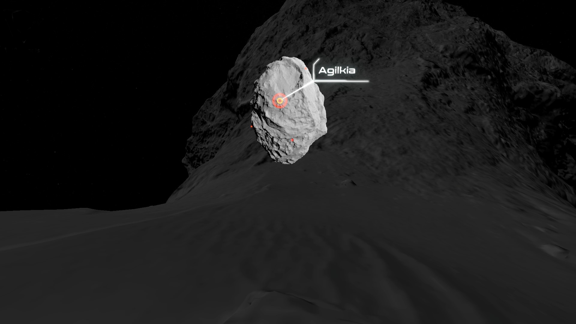 Extrait de l'application VR2Chury - Rosetta Mission