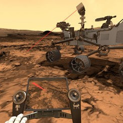 Laser ChemCam du Rover Curiosity sur Mars